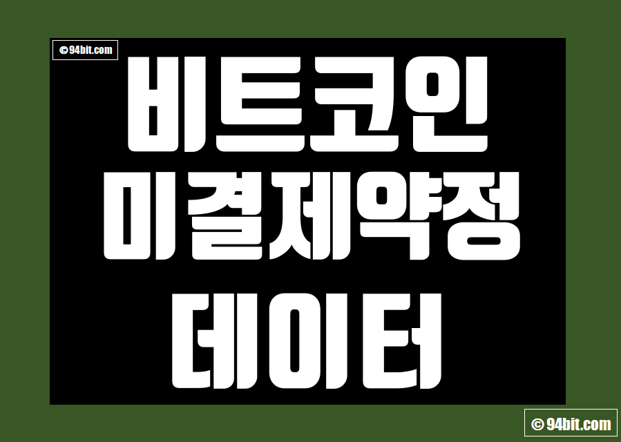 비트코인 선물 미결제약정 해석 및 실시간 지표 데이터
