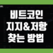 비트코인 지지선 저항선 그리기 찾는 법 그리고 차트 설정 보는 방법